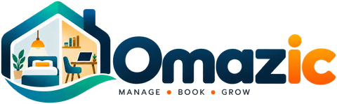 Omazic — Manage · Book · Grow